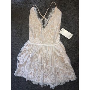 Strap up shift dress